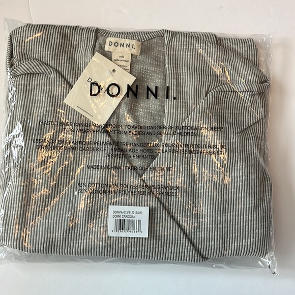 NEW Donni Open Cardigan - Picture 2 of 3